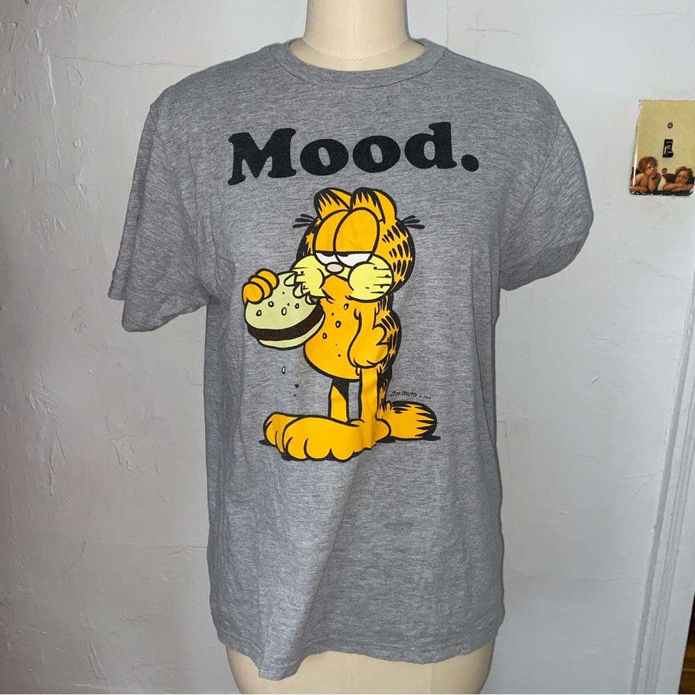 Ripple Junction Gray Garfield Tee